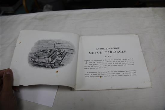 Arrol- Johnston - Motor Carriages,